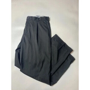 Nike Golf Tour Performance Pants Mens 34x30 Black Stay Cool Dri-Fit Logo Cuffed